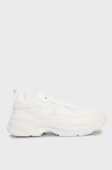 Женские белые кроссовки TH CHUNKY RUNNER Белый 39 Tommy Hilfiger FW0FW08474