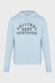 Мужское голубое худи ORIGINAL GRAPHIC Голубой XXL Gant 2007081