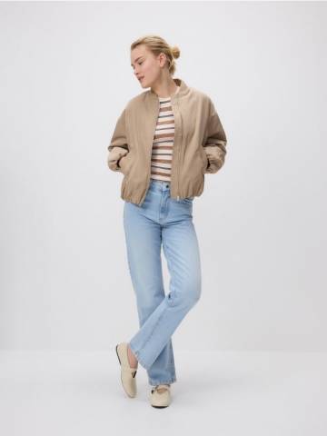 Reserved - LADIES` OUTER JACKET - бежевий - YT383-80X Reserved - LADIES` OUTER JACKET - бежевий - YT383-80X