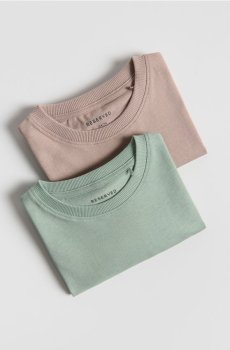 Reserved - Бавовняні футболки, 2 шт. - бежевий - 049II-08X