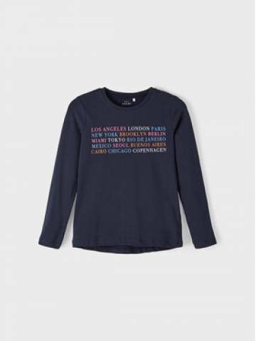 NAME IT Блузка 13209559 Cиній Regular Fit NAME IT Блузка 13209559 Cиній Regular Fit