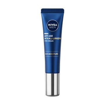 Антивозрастной крем для кожи вокруг глаз NIVEA MEN Hyaluron с гиалуроновой кислотой, 15 мл Антивозрастной крем для кожи вокруг глаз NIVEA MEN Hyaluron с гиалуроновой кислотой, 15 мл