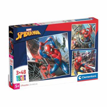 Пазлы 3 в 1 Clementoni Marvel Spider-Man, 21*20.5 см, от 5 лет, 144 элемента (25316) Пазлы 3 в 1 Clementoni Marvel Spider-Man, 21*20.5 см, от 5 лет, 144 элемента (25316)