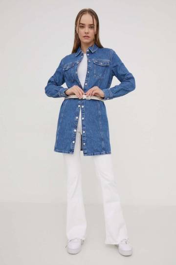 Джинсовое платье Tommy Jeans mini прямая Джинсовое платье Tommy Jeans mini прямая