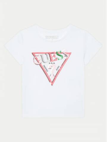 Guess Футболка K5RI16 K6YW4 Білий Regular Fit Guess Футболка K5RI16 K6YW4 Білий Regular Fit