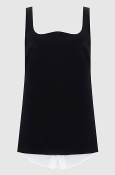 Черное платье мини Adress с шерстью