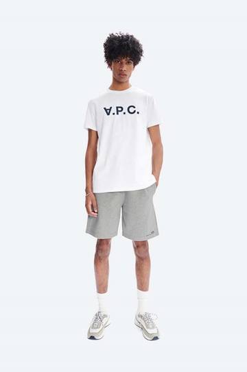 Хлопковые шорты A.P.C. Item Short цвет серый COEAS.H10148-DARKNAVY Хлопковые шорты A.P.C. Item Short цвет серый COEAS.H10148-DARKNAVY