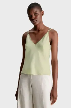 Женский бежевый топ RECYCLED CDC CAMI Бежевый 36 Calvin Klein K20K205543