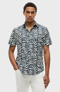 Мужская рубашка с узором PAPERTOUCH Разноцветный M Tommy Hilfiger MW0MW42410