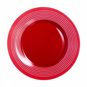Тарелка обеденная Luminarc Factory Red круглая, 25 см (P3285) Тарелка обеденная Luminarc Factory Red круглая, 25 см (P3285)