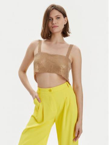 Gaudi Топ 411FD44003 Золотий Regular Fit Gaudi Топ 411FD44003 Золотий Regular Fit