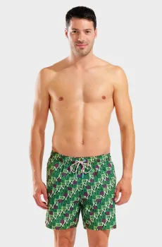 Мужские плавательные шорты с узором WATER PRINTS BEACH BOXER AO Разноцветный S Arena 007153-650