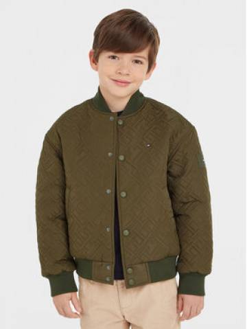 Tommy Hilfiger Куртка бомбер KB0KB08565 Зелений Regular Fit Tommy Hilfiger Куртка бомбер KB0KB08565 Зелений Regular Fit
