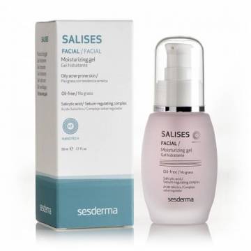 Увлажняющий гель для лица Sesderma Salises Moisturizing Gel для жирной кожи, 50 мл Увлажняющий гель для лица Sesderma Salises Moisturizing Gel для жирной кожи, 50 мл