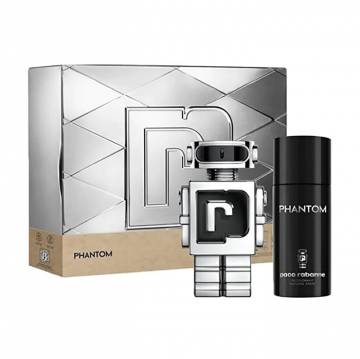 Парфюмированный набор мужской Rabanne Phantom (туалетная вода, 100 мл + дезодорант-спрей, 150 мл) Парфюмированный набор мужской Rabanne Phantom (туалетная вода, 100 мл + дезодорант-спрей, 150 мл)