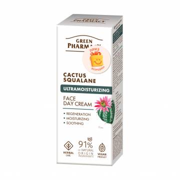 Дневной крем для лица Green Pharmacy Face Day Cream Кактус и сквалан, 50 мл Дневной крем для лица Green Pharmacy Face Day Cream Кактус и сквалан, 50 мл