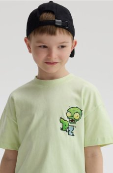 Reserved - Футболка з принтом PLANTS VS ZOMBIES - блідо-зелений - 999IS-07X