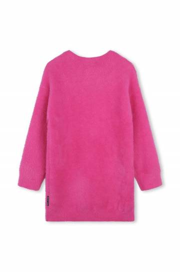 Детское платье Marc Jacobs цвет розовый mini прямое W60386 Детское платье Marc Jacobs цвет розовый mini прямое W60386