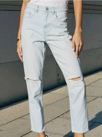 Джинси mom high waist - синій Джинси mom high waist - синій