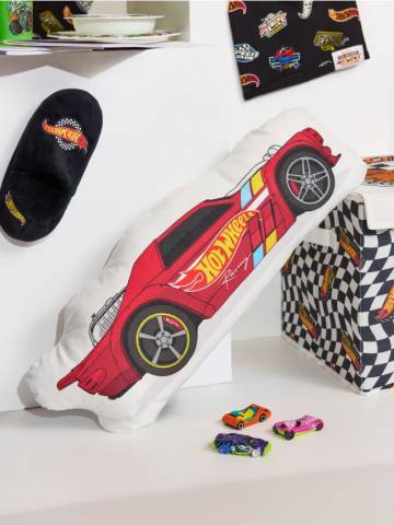 Декоративна подушка Hot Wheels - білий Декоративна подушка Hot Wheels - білий