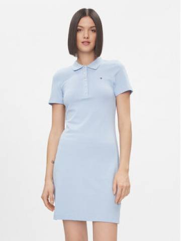 Tommy Hilfiger Повсякденна сукня 1985 WW0WW37853 Блакитний Slim Fit Tommy Hilfiger Повсякденна сукня 1985 WW0WW37853 Блакитний Slim Fit