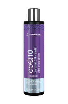 Шампунь для волос PHARMA GROUP Laboratories CoQ10 Coenzyme Q10 + Elastin Shampoo, 250 мл