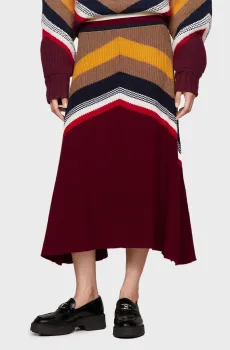 Женская шерстяная юбка Tommy x Pendleton Разноцветный XS Tommy Hilfiger WW0WW40806