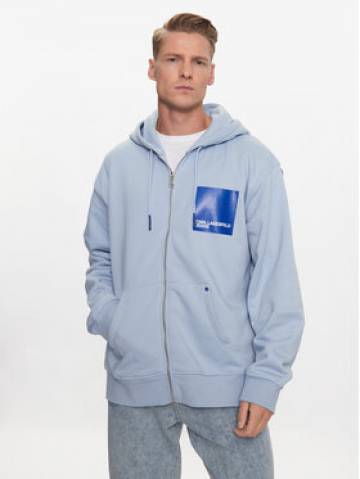 Karl Lagerfeld Jeans Світшот 231D1801 Голубий Relaxed Fit Karl Lagerfeld Jeans Світшот 231D1801 Голубий Relaxed Fit