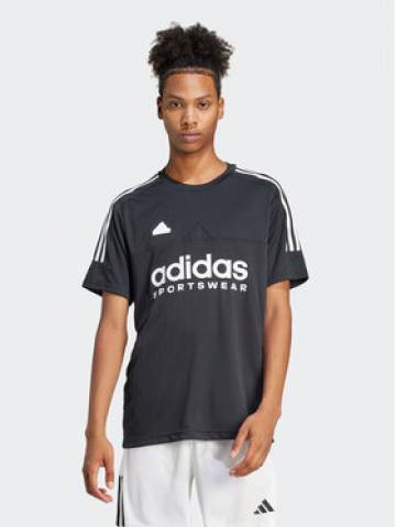 adidas Футболка Tiro IP3779 Чорний Regular Fit adidas Футболка Tiro IP3779 Чорний Regular Fit