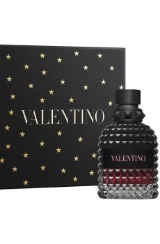 Парфюмированный набор мужской Valentino Uomo Born In Roma Intense (парфюмированная вода, 50 мл + парфюмированная вода, 10 мл)