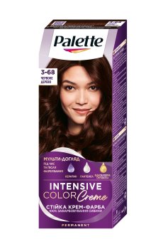 Уценка! Стойкая крем-краска для волос Palette Интенсивный цвет, 3-68 Красное дерево, 110 мл