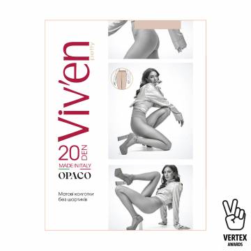 Колготки женские Viven petty Opako, 20 DEN, натуральный, размер 4 Колготки женские Viven petty Opako, 20 DEN, натуральный, размер 4