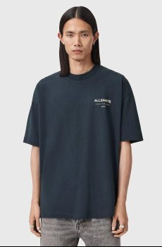 Хлопковая футболка AllSaints UNDERGROUND