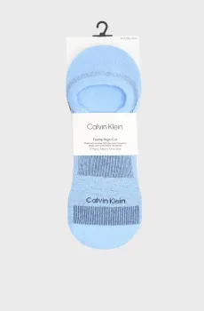 Мужские следы (2 пары) FOOTIE SUMMER RIB Разноцветный ONESIZE Calvin Klein 701237869