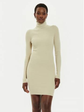 Calvin Klein Jeans Трикотажна сукня J20J224150 Бежевий Slim Fit Calvin Klein Jeans Трикотажна сукня J20J224150 Бежевий Slim Fit