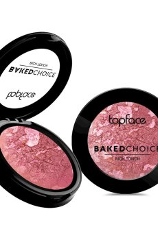 Запеченные румяна для лица TopFace Baked Choice Rich Touch Blush On, 07 Pink Petal, 5 г