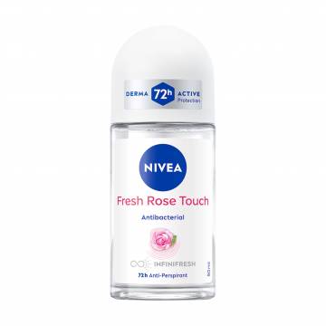 Шариковый антиперспирант NIVEA Fresh Rose Touch Свежее прикосновение розы, женский, 50 мл Шариковый антиперспирант NIVEA Fresh Rose Touch Свежее прикосновение розы, женский, 50 мл