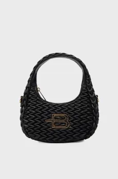 Женская черная кожаная сумка Черный ONESIZE Baldinini G1GPWGAL0022;999