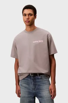 Мужская серая футболка Серый S Calvin Klein Jeans LV04RC829G