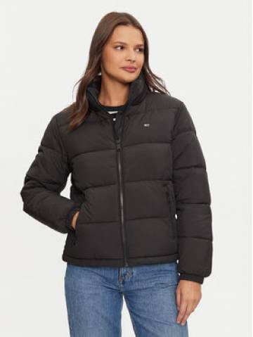 Tommy Jeans Пуховик Essential DW0DW18827 Чорний Regular Fit Tommy Jeans Пуховик Essential DW0DW18827 Чорний Regular Fit