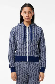 Женская голубая толстовка Голубой 36 Lacoste SF7606QIE