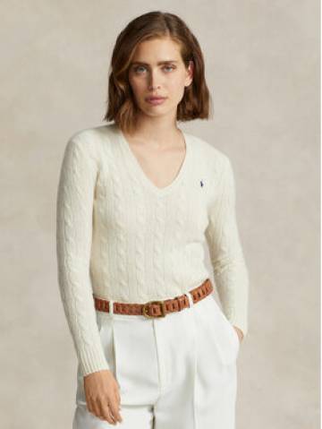 Polo Ralph Lauren Светр 211910422001 Écru Regular Fit Polo Ralph Lauren Светр 211910422001 Écru Regular Fit