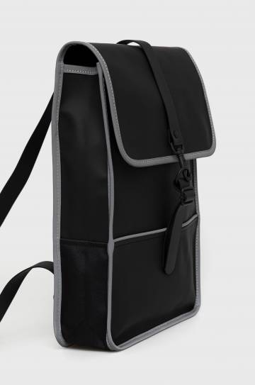 Рюкзак Rains 14080 Backpack Mini Reflective цвет чёрный большой однотонный 14080.70-BlackRefle Рюкзак Rains 14080 Backpack Mini Reflective цвет чёрный большой однотонный 14080.70-BlackRefle
