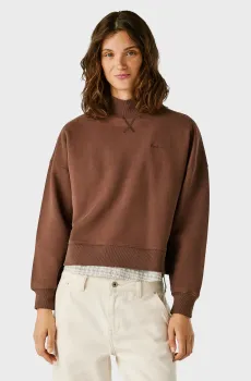Женский коричневый свитшот BILA Коричневый M Pepe Jeans PL5800007
