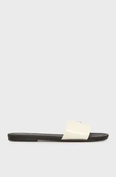Женские белые слайдеры FLAT SANDAL Белый 41 Calvin Klein YW0YW01697