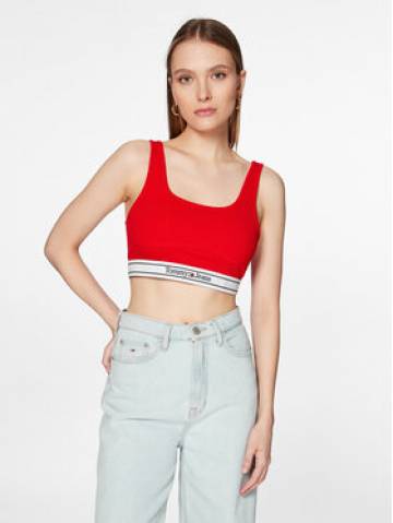 Tommy Jeans Топ DW0DW15300 Червоний Slim Fit Tommy Jeans Топ DW0DW15300 Червоний Slim Fit