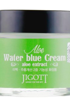Успокаивающий крем для лица Jigott Aloe Water Blue Cream с экстрактом алоэ, 70 мл
