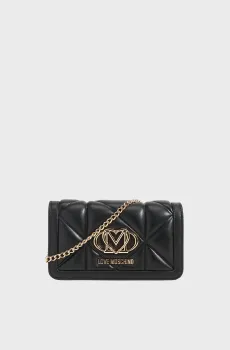 Женская чёрная сумка Черный ONESIZE Love Moschino JC5640PP0NLC0000