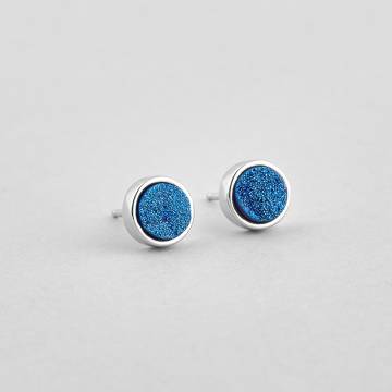 Серебряные серьги Minimal 2373р-blue Серебряные серьги Minimal 2373р-blue
