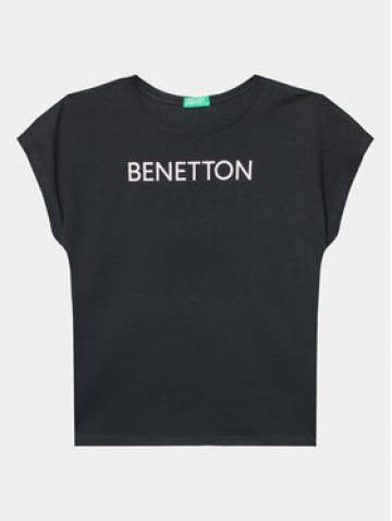 United Colors Of Benetton Футболка 3I1XC10C0 Чорний Regular Fit United Colors Of Benetton Футболка 3I1XC10C0 Чорний Regular Fit